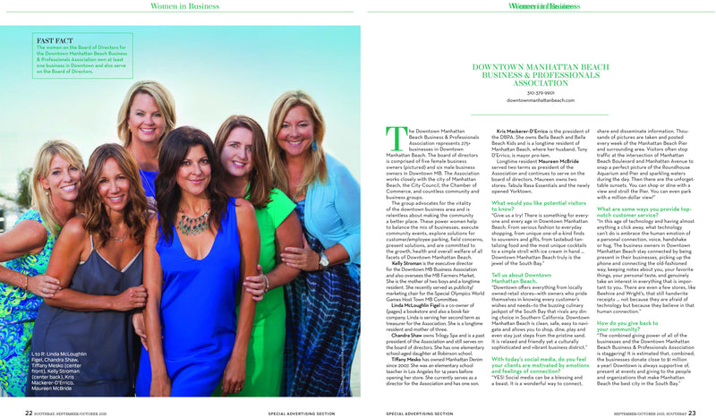 Southbay Magazine's 2015 Women In Business