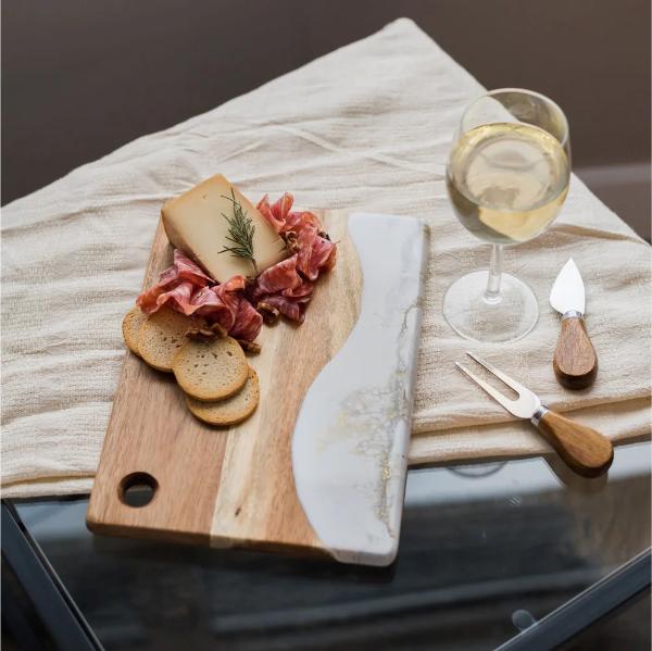 LL GOLD QUARTZ SM CHEESEBOARD