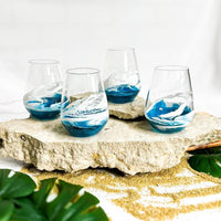 LL OCEAN VIBES RESIN STEMLESS GLASS