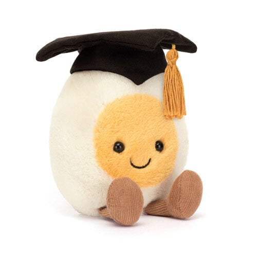 Amuseable Boiled Egg Graduation Plush Toy Jellycat 