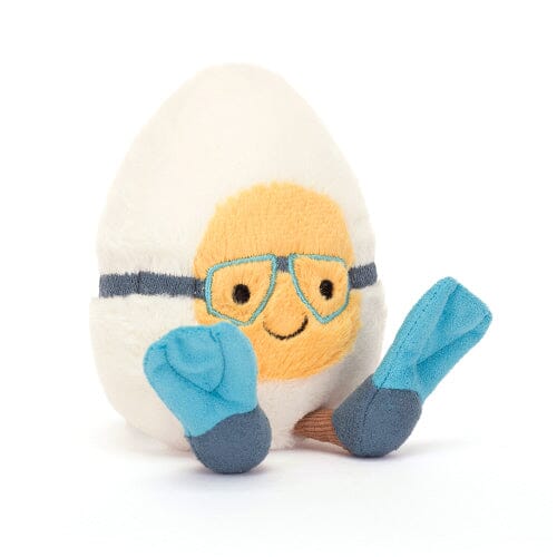 Amuseable Boiled Egg Scuba Plush Toy Jellycat 