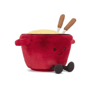 AMUSEABLES CHEESE FONDUE Plush Toy Jellycat 
