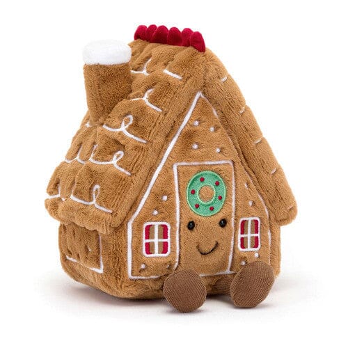 AMUSEABLES GINGERBREAD HOUSE Plush Toy Jellycat 