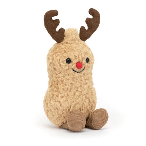 AMUSEABLES PEANUT REINDEER Plush Toy Jellycat 