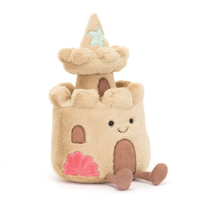 AMUSEABLES SANDCASTLE Plush Toy Jellycat 