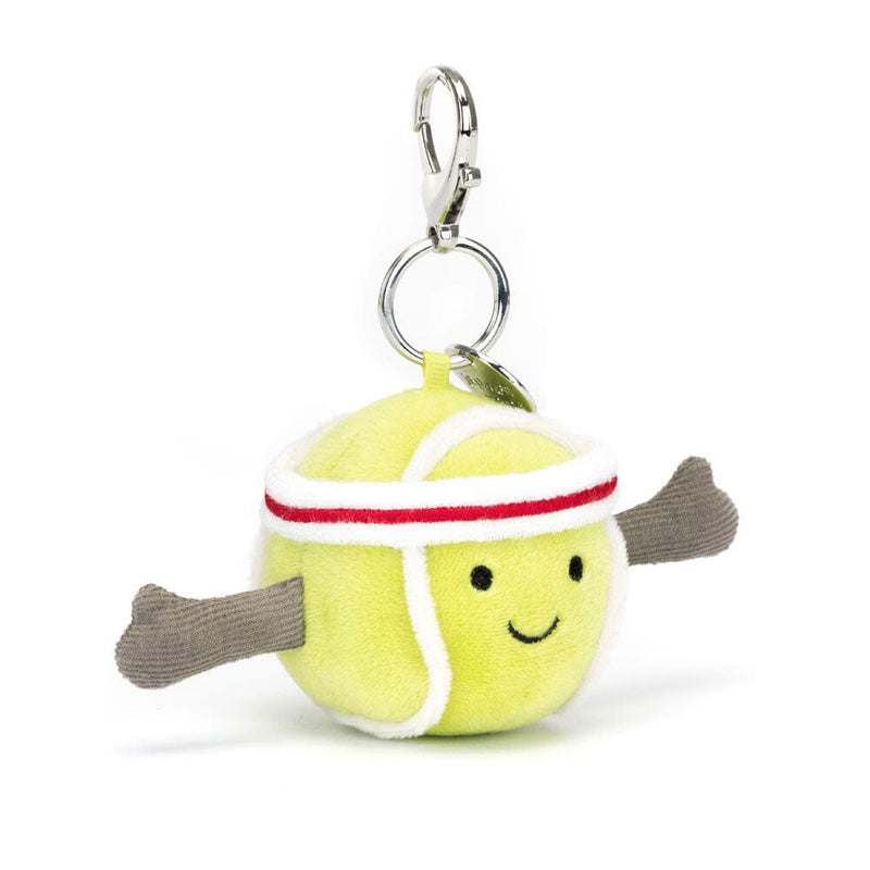 AMUSEABLES SPORTS TENNIS BAG CHARM Plush Toy Jellycat 