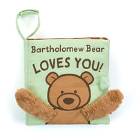 BARTHOLOMEW BEAR Plush Toy Jellycat BARTHOLOMEW BEAR LOVES YOU BOOK 