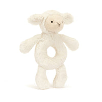 BASHFUL LAMB Plush Toy Jellycat BASHFUL LAMB RING RATTLE 