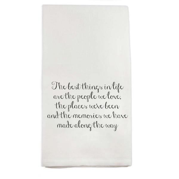 BEST THINGS IN LIFE FLOURSACK TOWEL Flour Sack Towel FRENCH GRAFITTI 