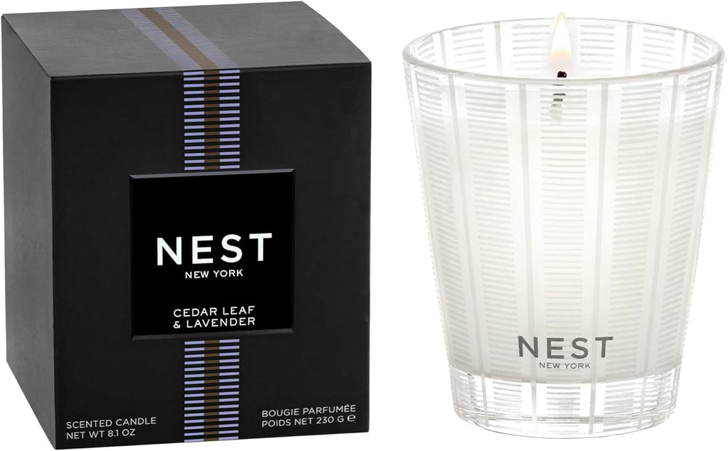 CEDAR LEAF LAV CLASSIC CANDLE Candles NEST Fragrances 