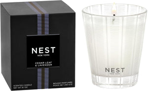 CEDAR LEAF LAV CLASSIC CANDLE Candles NEST Fragrances 