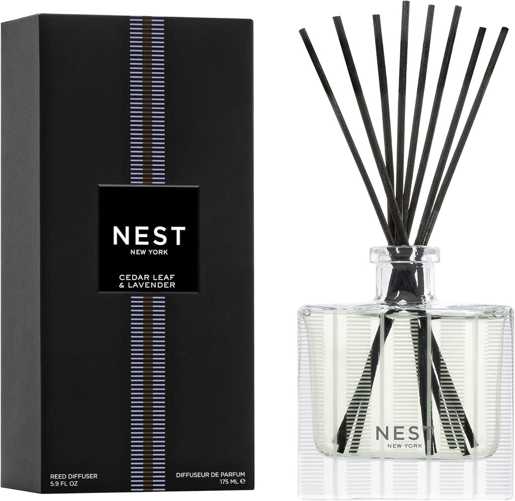 CEDAR LEAF LAV REED DIFFUSER Room Diffuser NEST Fragrances 