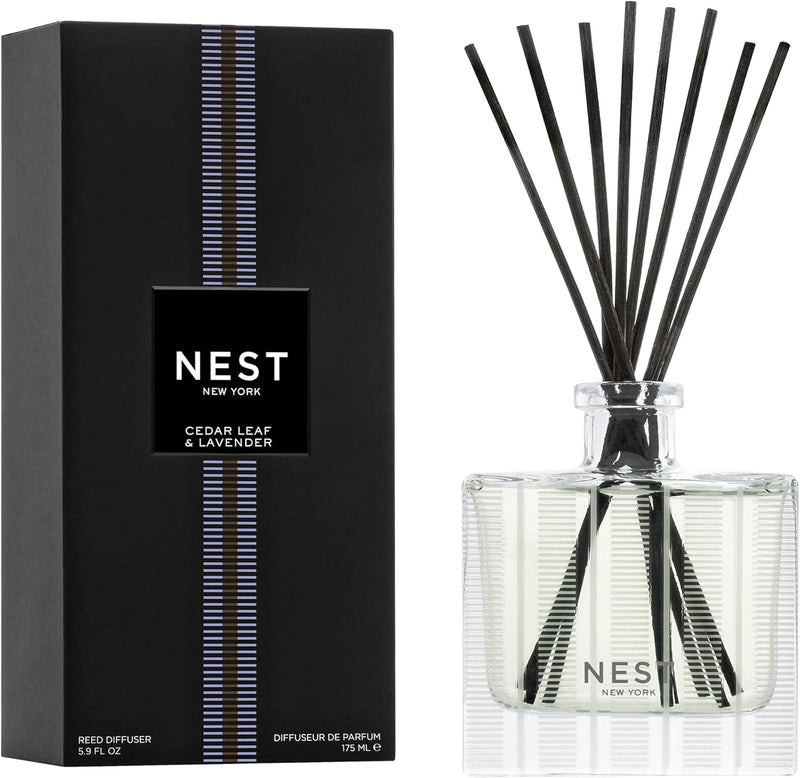 CEDAR LEAF LAV REED DIFFUSER Room Diffuser NEST Fragrances 