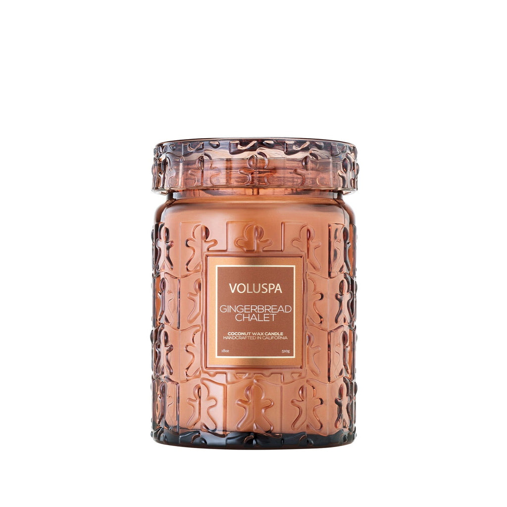 GINGERBREAD CHALET LARGE JAR Holiday Candles Voluspa 