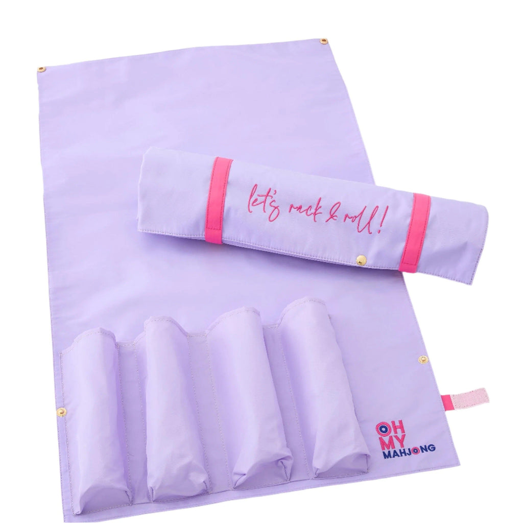 LILAC MAHJONG RACK AND ROLL BAG Games OH MY MAHJONG 