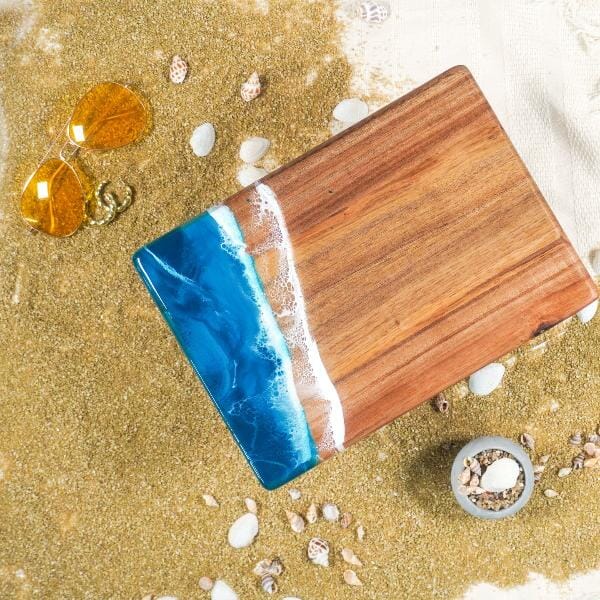 LL OCEAN VIBES SM RESIN BREADBOARD Cheeseboard LYNN LIANA SERVEWARE 