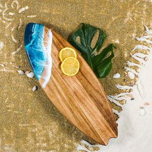 LL OCEAN VIBES SURFBOARD Cheeseboard LYNN LIANA SERVEWARE21 