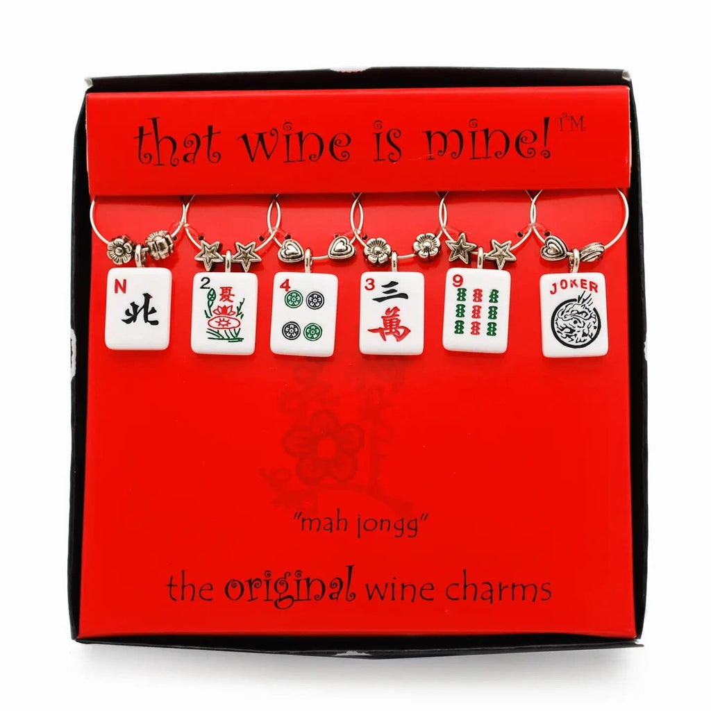 MAH JONGG WINE CHARMS Wine Charms TABULA RASA ESSENTIALS 