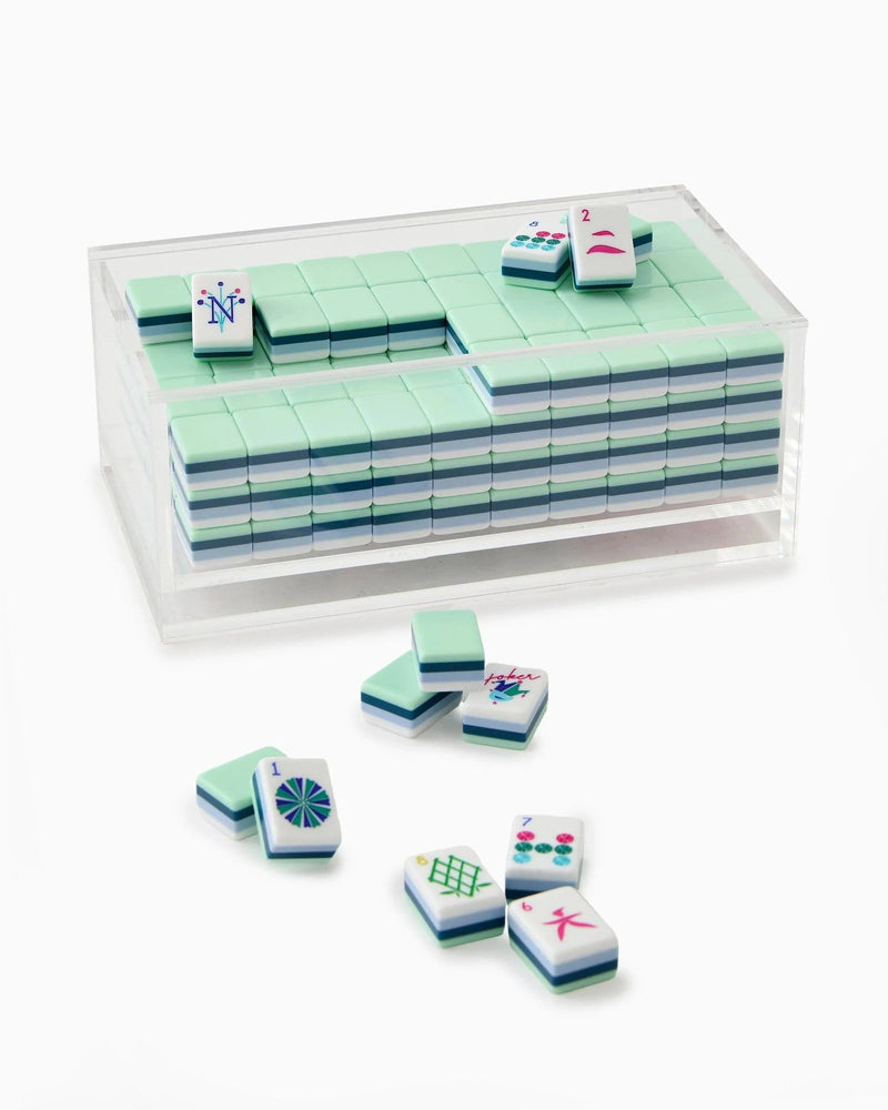 MAHJONG CLEAR ACRYLIC BOX Games OH MY MAHJONG 