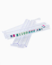 MAHJONG CLEAR ACRYLIC RACK PUSHER SET Games OH MY MAHJONG 