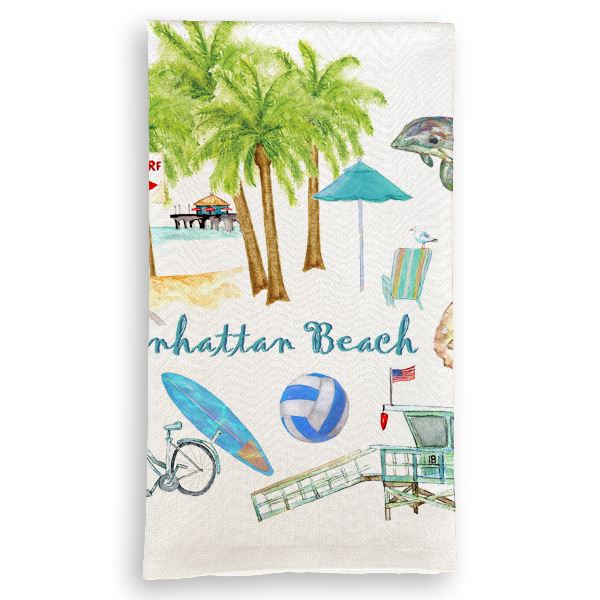 MB ICONS FLOURSACK TOWEL Flour Sack Towel FRENCH GRAFITTI 