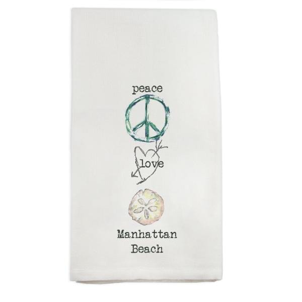 MB LIVE LOVE BEACH FLOURSACK TOWEL Flour Sack Towel FRENCH GRAFITTI 