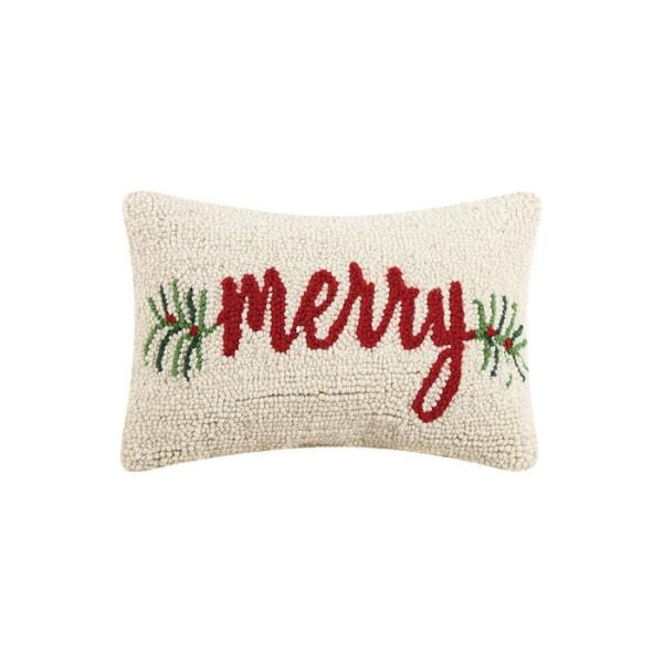 MERRY HOOK PILLOW 8X12 Pillow TABULA RASA ESSENTIALS 