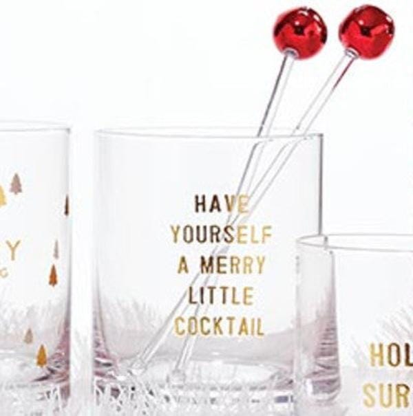 MERRY LITTLE COCKTAIL DOF GLASS Glassware Tabula Rasa Essentials 