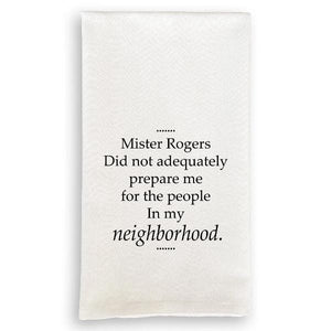 MR ROGERS FLOURSACK TOWEL Flour Sack Towel TABULA RASA ESSENTIALS 