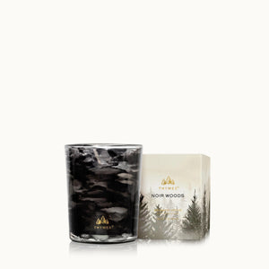 NOIR WOODS VOTIVE Holiday Candles The Thymes 