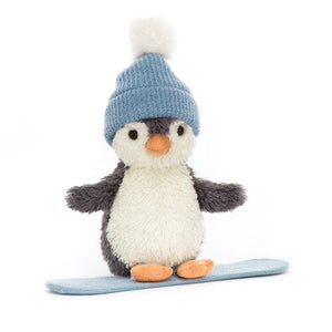 PEANUT PENGUIN SNOWBOARDING Plush Toy Jellycat 