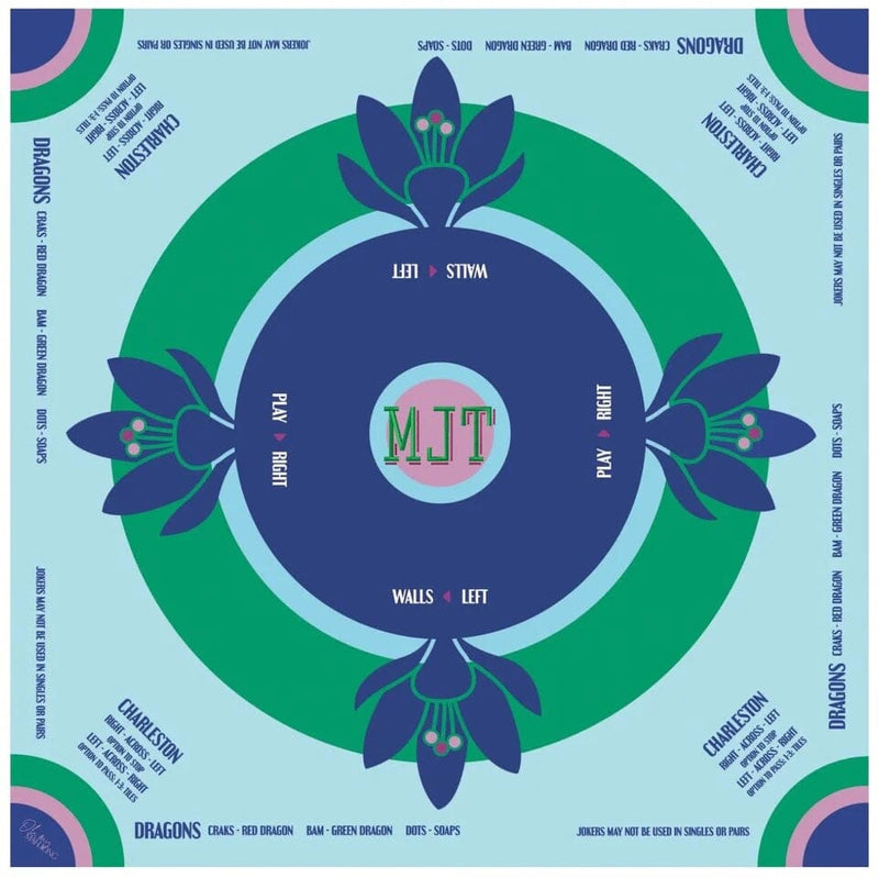 PREPPY SOIREE MAHJONG MAT Games OH MY MAHJONG 