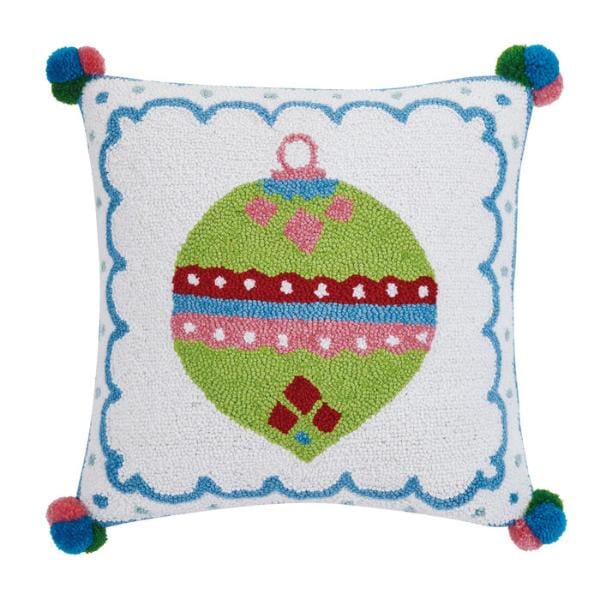 SPARKLE GREEN ORNAMENT PILLOW Pillow TABULA RASA ESSENTIALS 