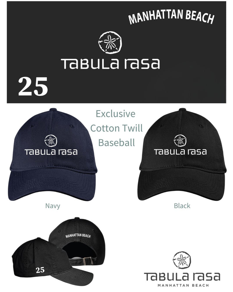 TABULA RASA EMBROIDERED BALLCAP BASEBALL CAP TABULA RASA ESSENTIALS 
