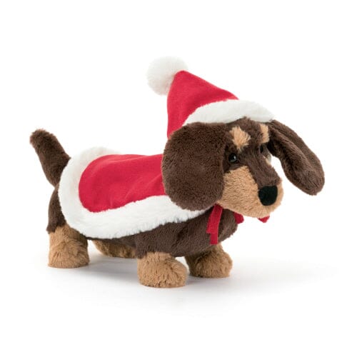 WINTER WARMER OTTO SAUSAGE DOG Plush Toy Jellycat 