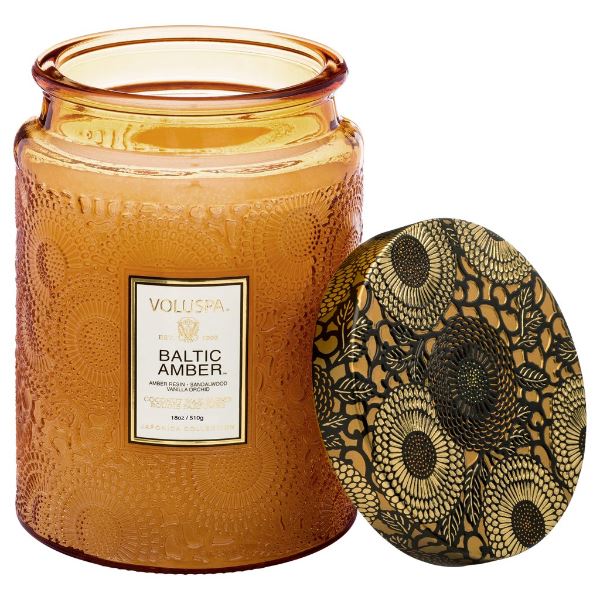 Baltic Amber Large Jar Candles Voluspa 