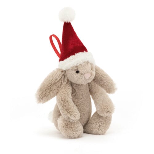 Bashful Christmas Bunny Decoration Plush Toy Jellycat 