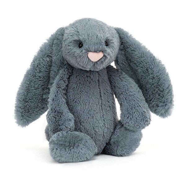 Bashful Dusky Blue Bunny Med Plush Toy Jellycat 