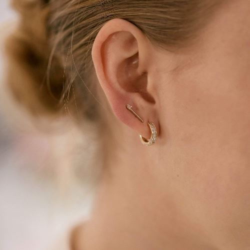 Desi Hoop Gold Earrings Earrings Tabula Rasa Essentials 