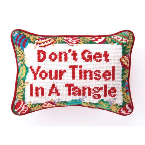 Don't Get Your Tinsel 6.5x9" Pillow Pillow TABULA RASA ESSENTIALS 