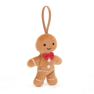 Festive Folly Gingerbread Fred Plush Toy Jellycat 