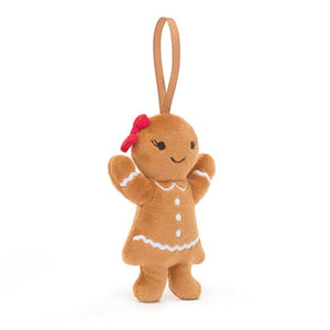 Festive Folly Gingerbread Ruby Plush Toy Jellycat 