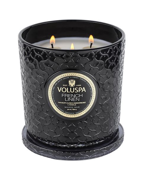 French Linen Luxe Candle Candles Voluspa 