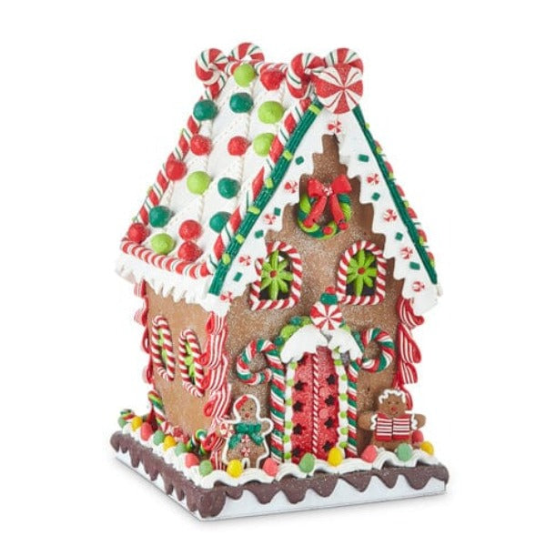 Gingerbread House 13.5" Holiday Decor TABULA RASA ESSENTIALS 