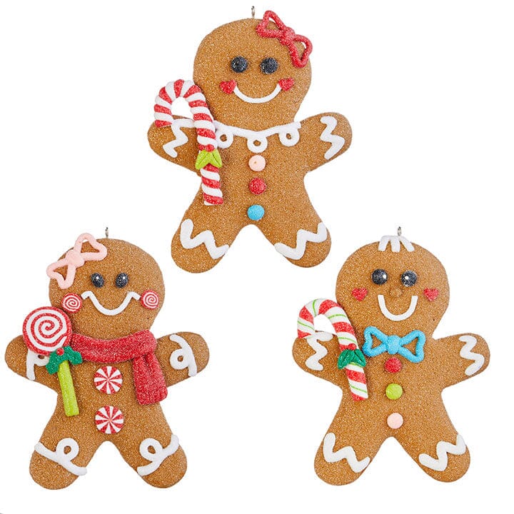 Gingerbread Man Ornament Holiday Ornament TABULA RASA ESSENTIALS 