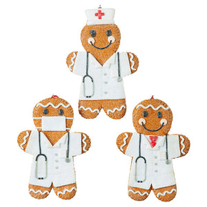 Gingerbread Nurse Doctor Ornament Holiday Ornament Tabula Rasa Essentials 