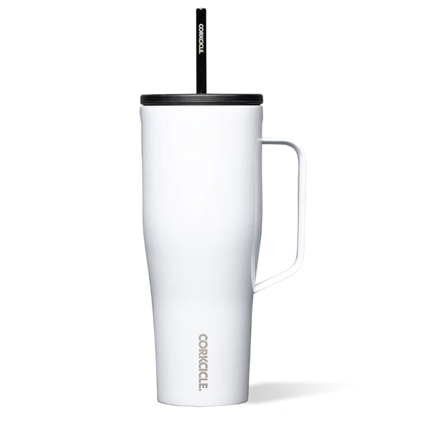 Gloss White XL Cold Cup Tumbler CORKCICLE. 