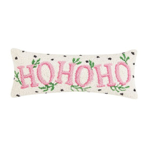 Ho Ho Ho Pastel 8x20" Hook Pillow Pillow TABULA RASA ESSENTIALS 
