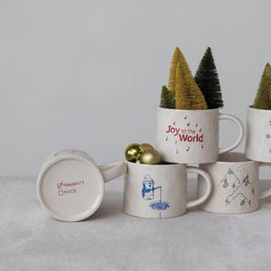 Holiday Stoneware Mug with Secret Image Holiday Entertaining TABULA RASA ESSENTIALS 