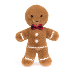 Jolly Fred Lg Gingerbread Plush Toy Jellycat 